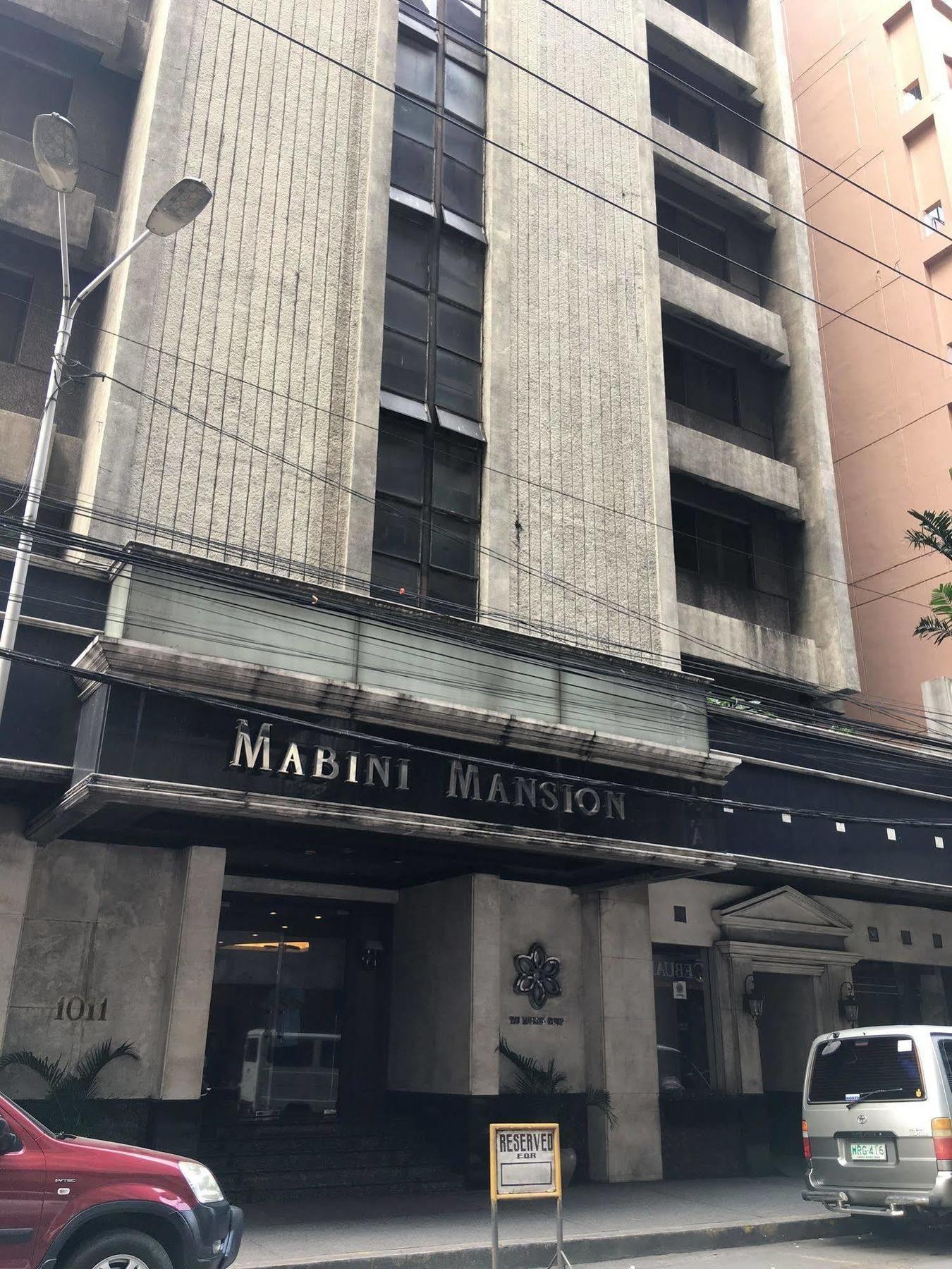Mabini Mansion Hotel & Residential Suites Manila Exterior foto
